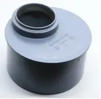 Переход Ø110 * 50 короткий (плоский) ПВХ Flextron (50/1)