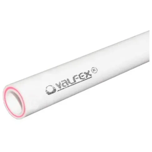 VALFEX Труба PP-R белая, стекло ф32х5,4 Ру25 SDR6 90С 60м.