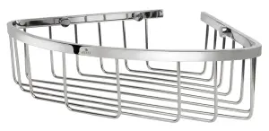 Полка настенная угловая KAISER 230*230*72 хром/нерж