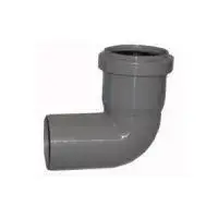 Отвод Ø40×90° (серый) ПОЛИТЭК (50)