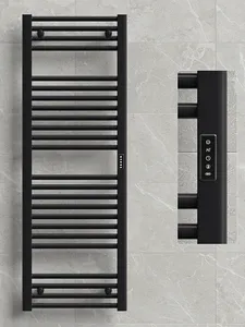 Электрический полотенцесушитель RIFAR "D-LINE" 1200х600, Чёрный янтарь матовый