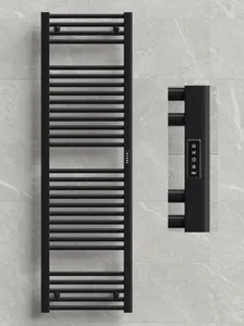 Электрический полотенцесушитель RIFAR "D-LINE" 1500х450, Чёрный янтарь матовый
