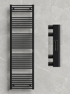 Электрический полотенцесушитель RIFAR "D-LINE" 1800х450, Чёрный янтарь матовый