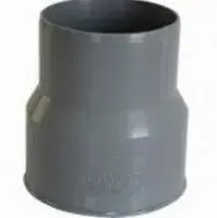 Переход Ø110×124 мм на чугун (тапер) (серый) ПОЛИТЭК (120/1)