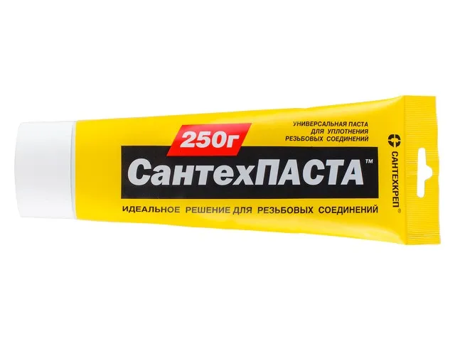 Паста для уплотнения 250 г. в тубе "СантехПаста"