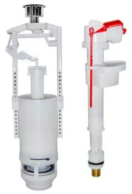 Комплект арматуры Alca PLAST 1/2", нижний с металлической резьбой