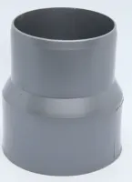 Переход Ø123/110 с чугуна на пластик (без манжеты) ПВХ Flextron (10/1)