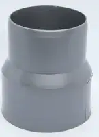 Переход Ø123/110 с чугуна на пластик (без манжеты) ПВХ Flextron (10/1)