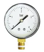 Манометр 1/4 на 16 бар с радиальным соединением