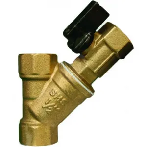 Фильтр косой с мини краном TIM ф1/2" 36/6