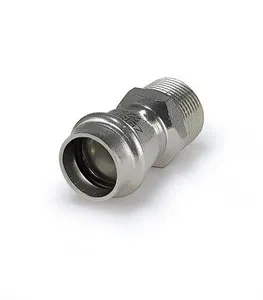 Муфта 54mm*2 с наружной резьбой из нержавеющей стали 12/4