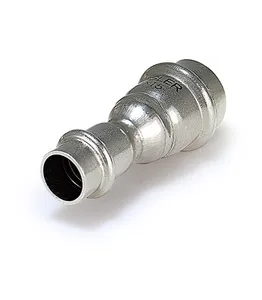 Муфта 18*15mm Двухраструбная из нержавеющей стали ZEISSLER 120/5