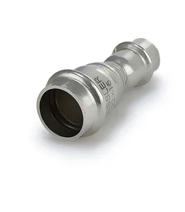 Муфта 35*28mm двухраструбная из нержавеющей стали 50/5