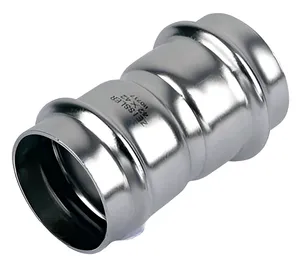 Муфта 54*54mm Двухраструбная из нержавеющей стали 12/4