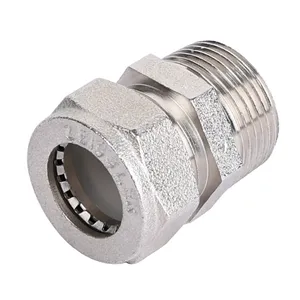 Муфта никелированная 20х1* н 80/10