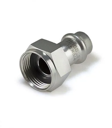 Муфта с накидной гайкой 42mm*11/2 из нержавеющей стали 24/4