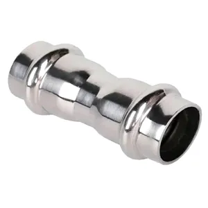 Муфта 18*18mm Двухраструбная из нержавеющей стали ZEISSLER 120/5