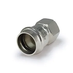 Муфта 18mm*1/2 с внутренней резьбой, из нержавеющей стали 110/5