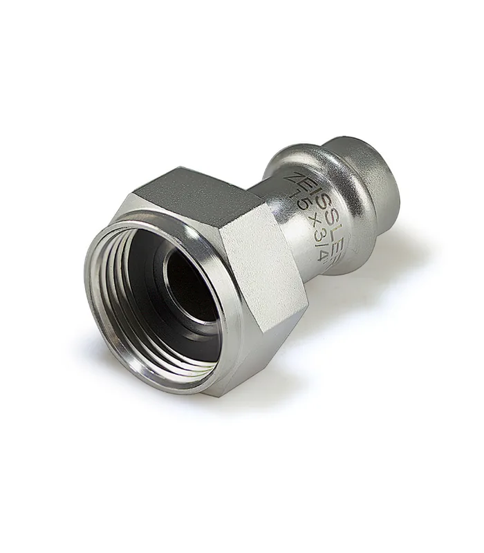 Муфта с накидной гайкой 18mm*3/4 из нержавеющей стали 110/5
