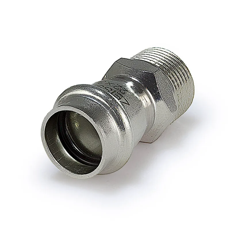 Муфта 18mm*1/2 с наружной резьбой, из нержавеющей стали 120/5