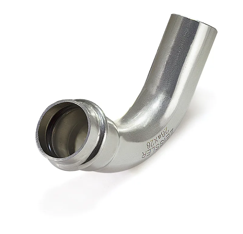 Пресс-угольник 90° 22*22mm Однораструбный из нержавеющей стали ZEISSLER 60/5