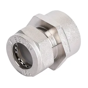 Муфта никелированная 20х1" в 80/10