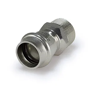 Муфта 15mm*3/4 с наружной резьбой из нержавеющей стали ZEISSLER 100/5