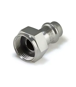 Муфта с накидной гайкой 18mm*1/2 из нержавеющей стали 110/5
