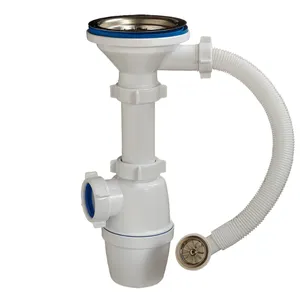 Сифон с круглым переливом 3*1/2х40 ОРИО Е-5007