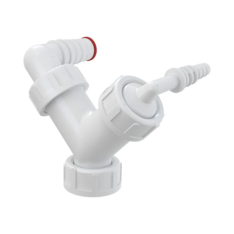 Alcaplast Колено с двумя штуцерами G1"/8–23 с обратными клапанами AlcaPlast P149Z