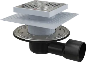 AlcaPlast Душевой трап 15х15 угловой APV3444