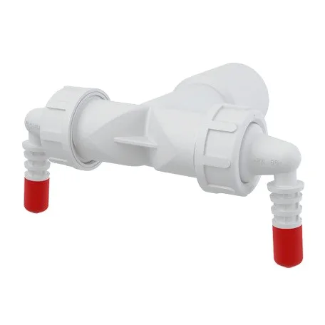 Alcaplast Колено с двумя штуцерами G1"/8–16 с клапанами P157Z