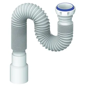 D85 ГИБКОЕ СОЕДИНЕНИЕ 800мм д.40хд.40/50 С ГАЙКОЙ 1 1/2