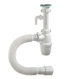 Сифон малый корпус 1*1/4х40 с носиком с гофрой ОРИО А-32079 35/