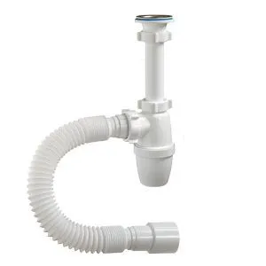 Сифон малый корпус 1*1/4х40/50 с гофрой ОРИО А-32059