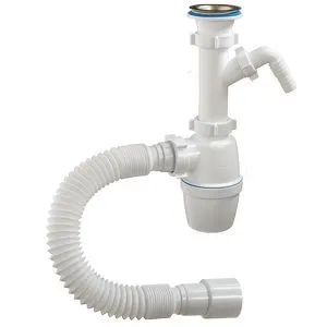 Сифон 1"1/2х40 с носиком с гофрой ОРИО А-40059 30/