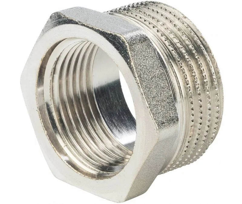 Футорка TIM 40х15 1*1/2х1/2* НИКЕЛЬ 65/5