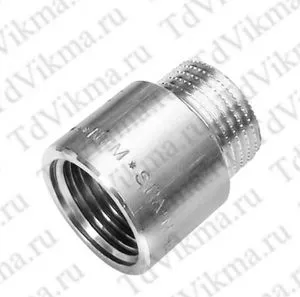 NTM Удлинитель хром 1/2 - 25 mm 250/10