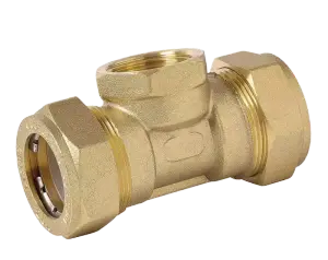 Тройник для гоф. трубы 20х3/4Fх20 VER-PRO (60/5шт)