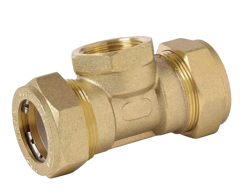 Тройник для гоф. трубы 25х1/2Fх25 VER-PRO (40/5шт)