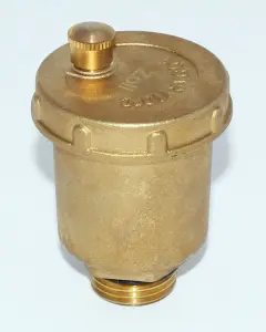 Воздухоотводчик прямой ЛАТУН 1/2 ЗОЛЛ (100/10шт)