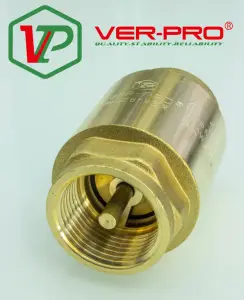 Обратный клапан металл 1/2" (УСИЛЕННЫЙ) VER-PRO (120/20/1шт)