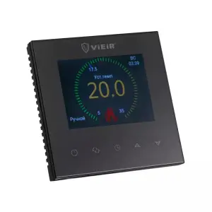 Термостат электронный комнатный с WI-FI (черный) ViEiR (36/1шт)