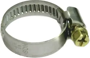 Червячный хомут НЕРЖ 60-80 под отв. ViEiR (400/50шт)