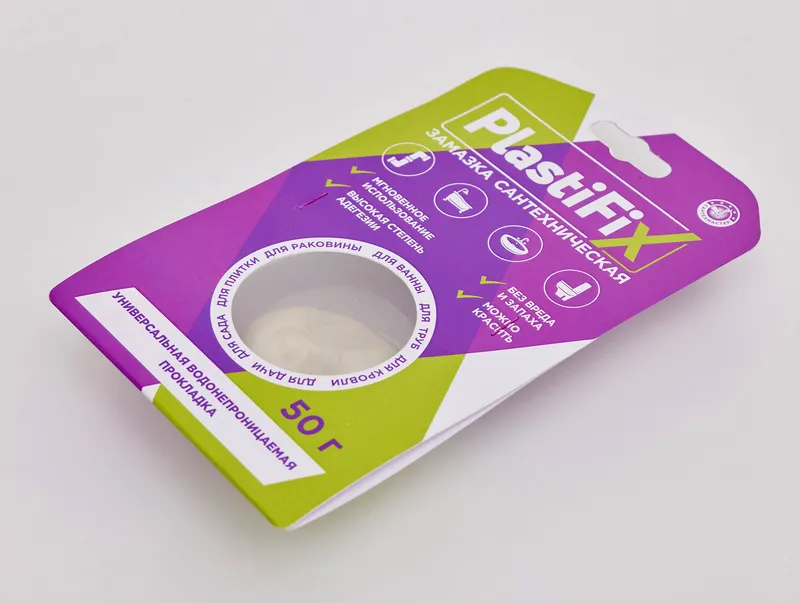 Замазка сантехническая, банка 50г. PlastiFix (25/1шт)