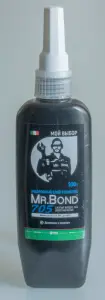 Клей-герметик анаэробный (СИНИЙ) демонтаж с усилием 100г Mr. Bond (144/12/1шт)
