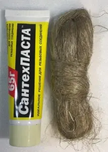 Сантехпаста 65 гр+лён 14гр (50/5шт)