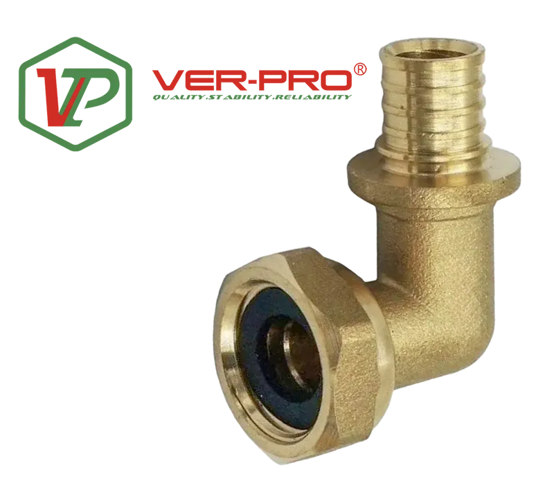 АКС. Уголок с НАК. гайкой 20*1/2 F "VER-PRO" (150/10шт)