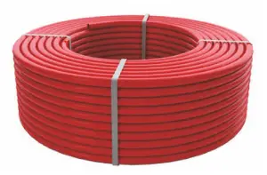 Труба из сши. поли. цв. красный (Pex В) 16*2,2 ViEiR (100м)