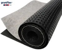 Мембрана проф. Gruntflex Drenaj 680 с геотекстил / 40 м² / Дл. 20 пог. м / Шир. 2000 мм / 680 гр/м²
